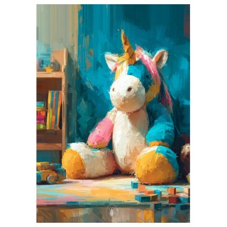 Affiche Licorne - dématérialisée