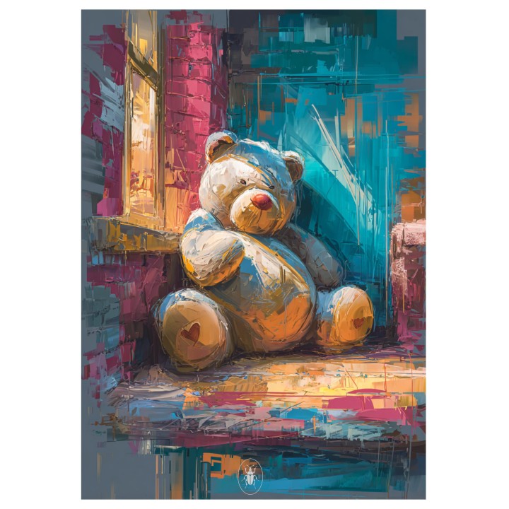 Affiche Ours Doudou - dématérialisée