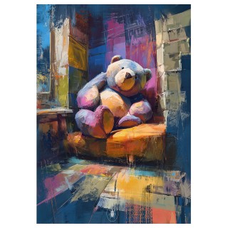 Affiche Ours Doudou - dématérialisée