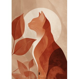 Affiche Chat - dématérialisée