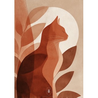 Affiche Chat - dématérialisée