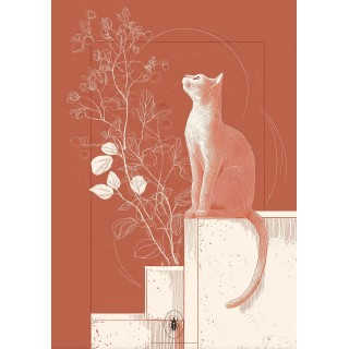 Affiche Chat - dématérialisée