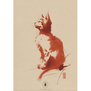 Affiche Sérénité de Terre d'Ombre - dématérialisée