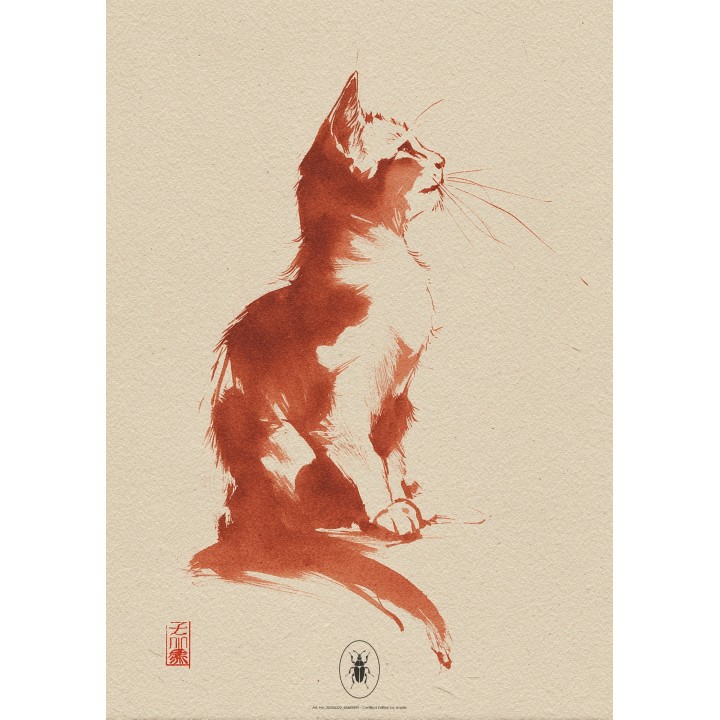 Affiche Sérénité de Terre d'Ombre - dématérialisée